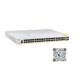 Cisco CBS350-48FP-4X-EU | Switch chia mạng 48 PoE Gigabit Port, 4 cổng SFP+ 10G, tổng công suất 740W