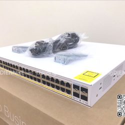 Cisco CBS350-48P-4G-EU | Switch chia mạng 16 PoE Gigabit Port, tổng công suất 370W (Sao chép)