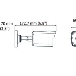Camera thân IP Hikvision DS-2CD1021G0-I độ phân giải 2MP, Hồng ngoại 30m