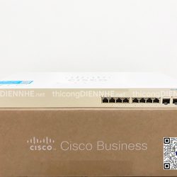 Cisco CBS350-8XT-EU | Switch chia mạng 6 x 10 Ethernet, 2 x Multigigabit/SFP+ combo