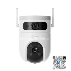 Ezviz H9C Camera ống kính kép 2K-2K quay 360°, màu ban đêm, hồng ngoại 40m