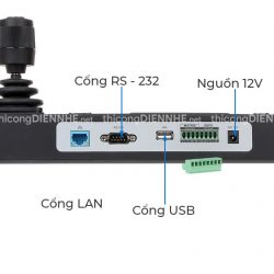 Hikvision DS-1200KI | Bàn điều khiển camera IP Speed Dome, 1 cổng RJ45 và 1 cổng USB 2.0