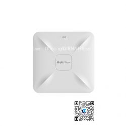 Rujie RAP2200(E) | WiFi ốp trần 1267Mbps, Tải 110user, 2 Cổng chuẩn Gigabit