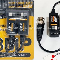Balun HD-8MP qua dây mạng khoảng cách tối đa 400m