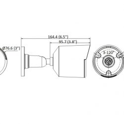Camera thân IP Hikvision DS-2CD1047G2-LUF độ phân giải 4MP, màu 24/7, Hồng ngoại 30m, có micro