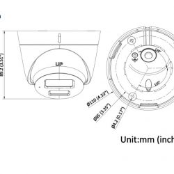 Camera cầu IP Hikvision DS-2CD1323G2-LIUF độ phân giải 2MP, Hồng ngoại 30m, có Micro