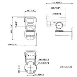 Camera thân IP Hikvision DS-2CD1P23G2-IUF độ phân giải 2MP, hồng ngoại 30m, có mic