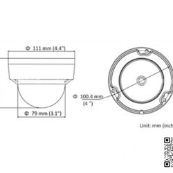 Camera cầu IP Hikvision Camera DS-2CD1121G0-I độ phân giải 2MP, Hồng ngoại 30m