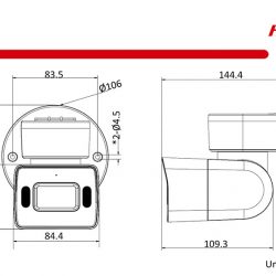 Camera thân IP Hikvision DS-2CD1P23G0-I độ phân giải 2MP, hồng ngoại 40m