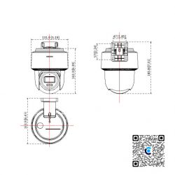 Camera ngoài trời IP Hikvision DS-2DE2C200MWG-E độ phân giải 2MP, Hồng ngoại 30m