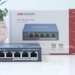 DS-3E1106P-EI/M | Switch TP-Link 4 Cổng PoE 100Mbps, 2 cổng Uplink 100Mbps, tổng công suất 50W