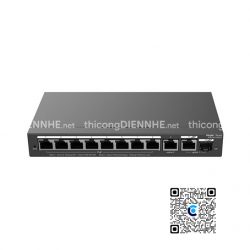 RG-ES210GS-P | Switch Ruijie PoE+ 8 x 1G PoE Port, 1 RJ45 Port, 1 Combo Port