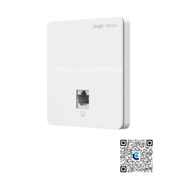 Ruijie RG-RAP1200 | WiFi âm tường 1267Mbps, Tải 110user, 1 cổng Uplink, 1 cổng LAN