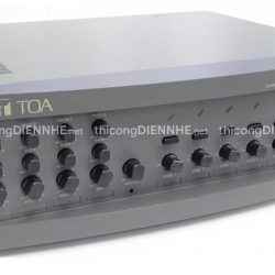 Amply TOA VM-2240 | Mixer Amplifier 240W kèm bộ chọn 5 vùng loa