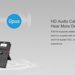 Điện thoại IP Fanvil X301W hỗ trợ 4 tài khoản SIP, danh bạ 1000 số