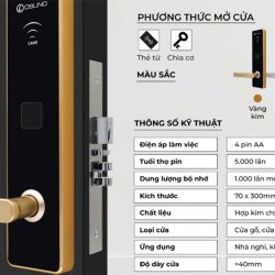 OSN-3381 | Khóa Thẻ Từ Khách Sạn 2 Tính Năng chống sao chép