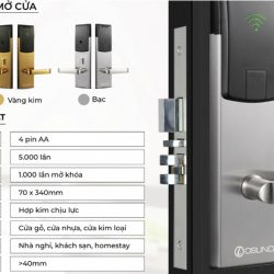 OSN-3388 | Khóa Thẻ Từ Khách Sạn 2 Tính Năng chống sao chép