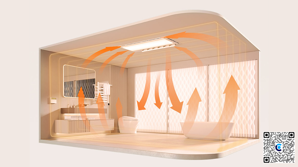 Aqara T1 | Máy sưởi nhà tắm thông minh Công suất lên đến 2800W