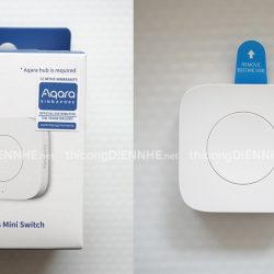 Aqara Mini Switch T1 | Nút bấm điều khiển thông minh không dây, pin CR2032