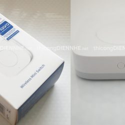 Aqara Mini Switch T1 | Nút bấm điều khiển thông minh không dây, pin CR2032