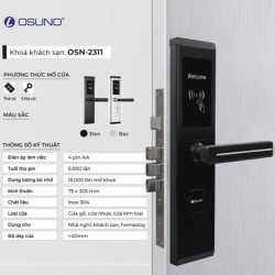 OSN-2311 | Khóa Thẻ Từ Khách Sạn 2 Tính Năng chống sao chép giá rẻ
