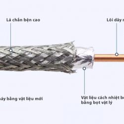 Cáp đồng trục 50-5 tín hiệu nối dài cho hệ thống tiếp sóng di động