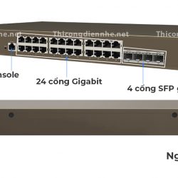 G3328F | Switch Tenda 28 Cổng Cloud L2 Managed IP-COM