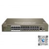 TEF1126P-24-250W | Switch PoE Tenda 24 cổng PoE 100Mb Và 2GE Hoặc 1SFP