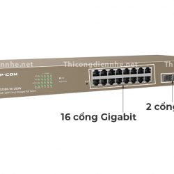 G3318P-16-250W | Switch Tenda 16 cổng Cloud L2 Managed PoE IP-COM