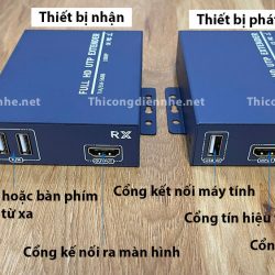 Bộ chuyển đổi HDMI-2 Lan 120m 4K