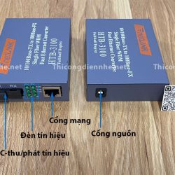 Bộ chuyển đổi quang điện NETLINK HTB-3100AB tốc độ 100Mbps